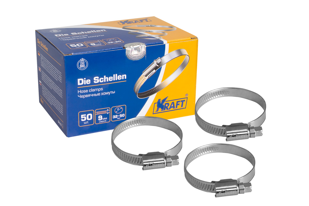 Хомут KRAFT 32-50 мм (уп=50шт)