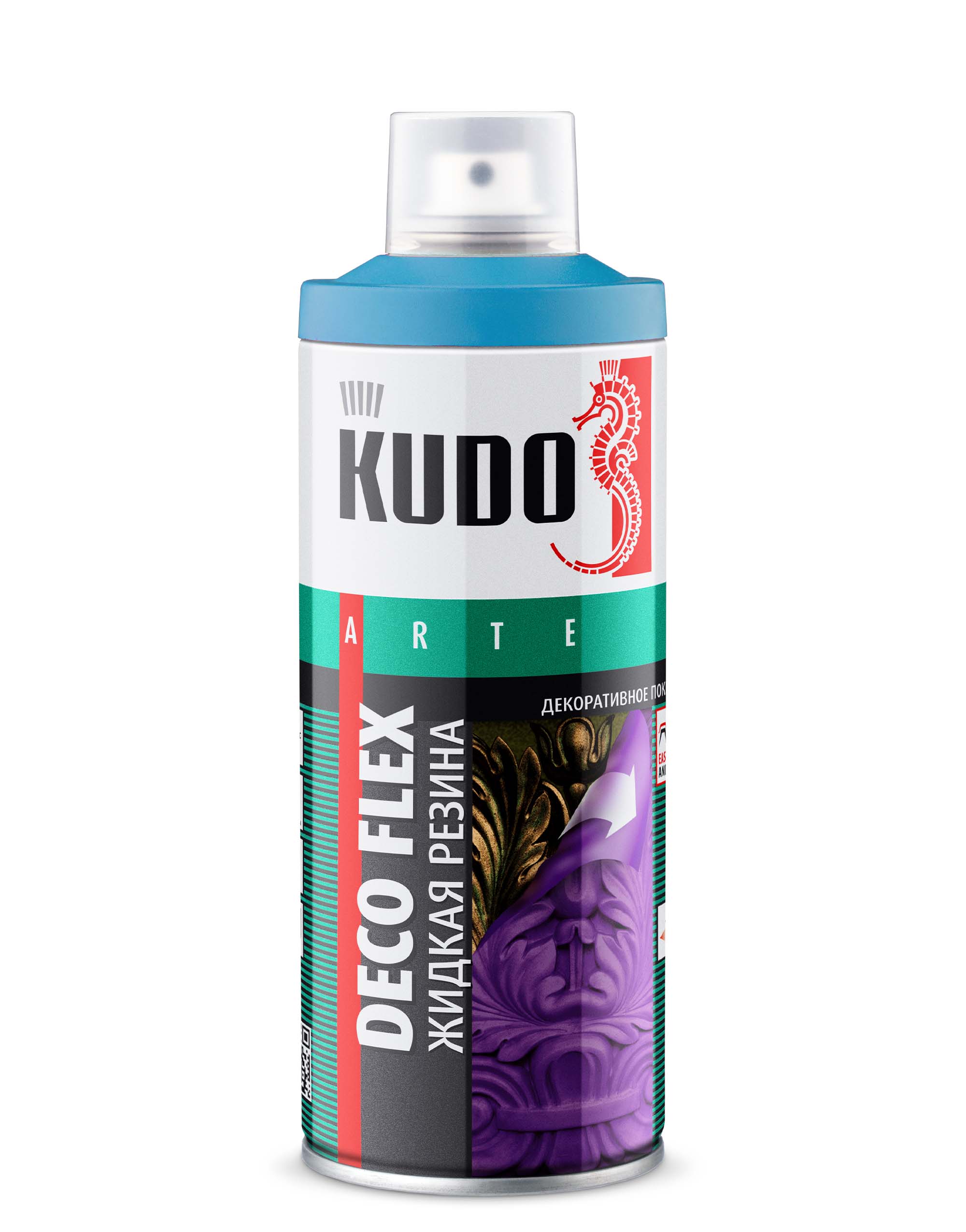 Жидкая резина deco flex Голубая 520 мл - KUDO KU-5305