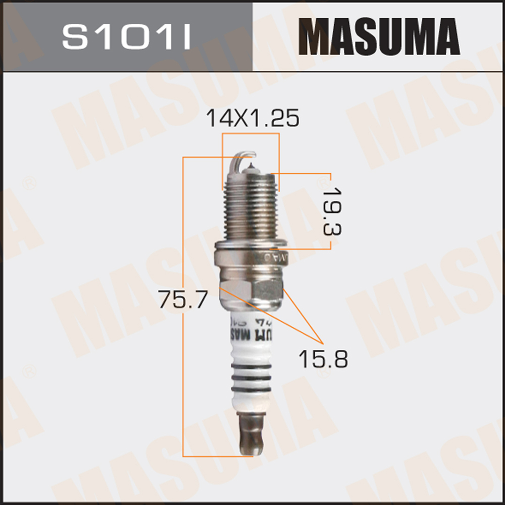 Свеча зажигания masuma iridium (ik20) - Masuma S101I