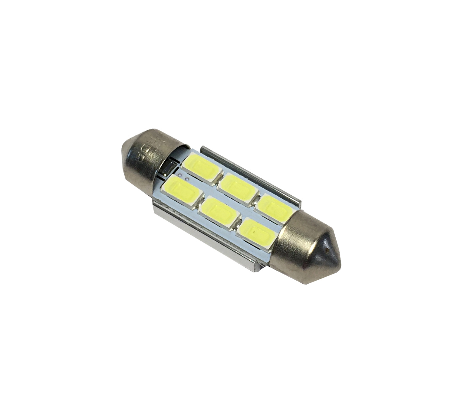 Светодиод 24V T11x36-S8.5(6SMDsize5730)(CANBUS c радиатором) C5W 1.6w 72 lm белый - Nord Yada 904821
