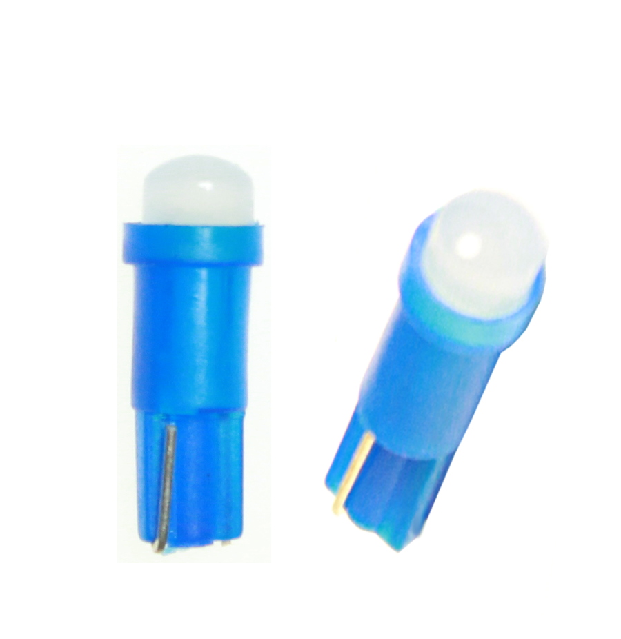 Светодиод 12V t5-01 (1led) COB w1.2w Base:W2.0-4.6d синий 0.24w 2lm - Nord Yada 904708