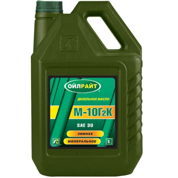 OIL right м10г2к моторное масло 5 л (4шт) - OILRIGHT 2502
