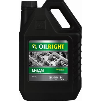 Oilright м-8дм (20w20) CD дизельное 5л (1/4) - OILRIGHT 2 496
