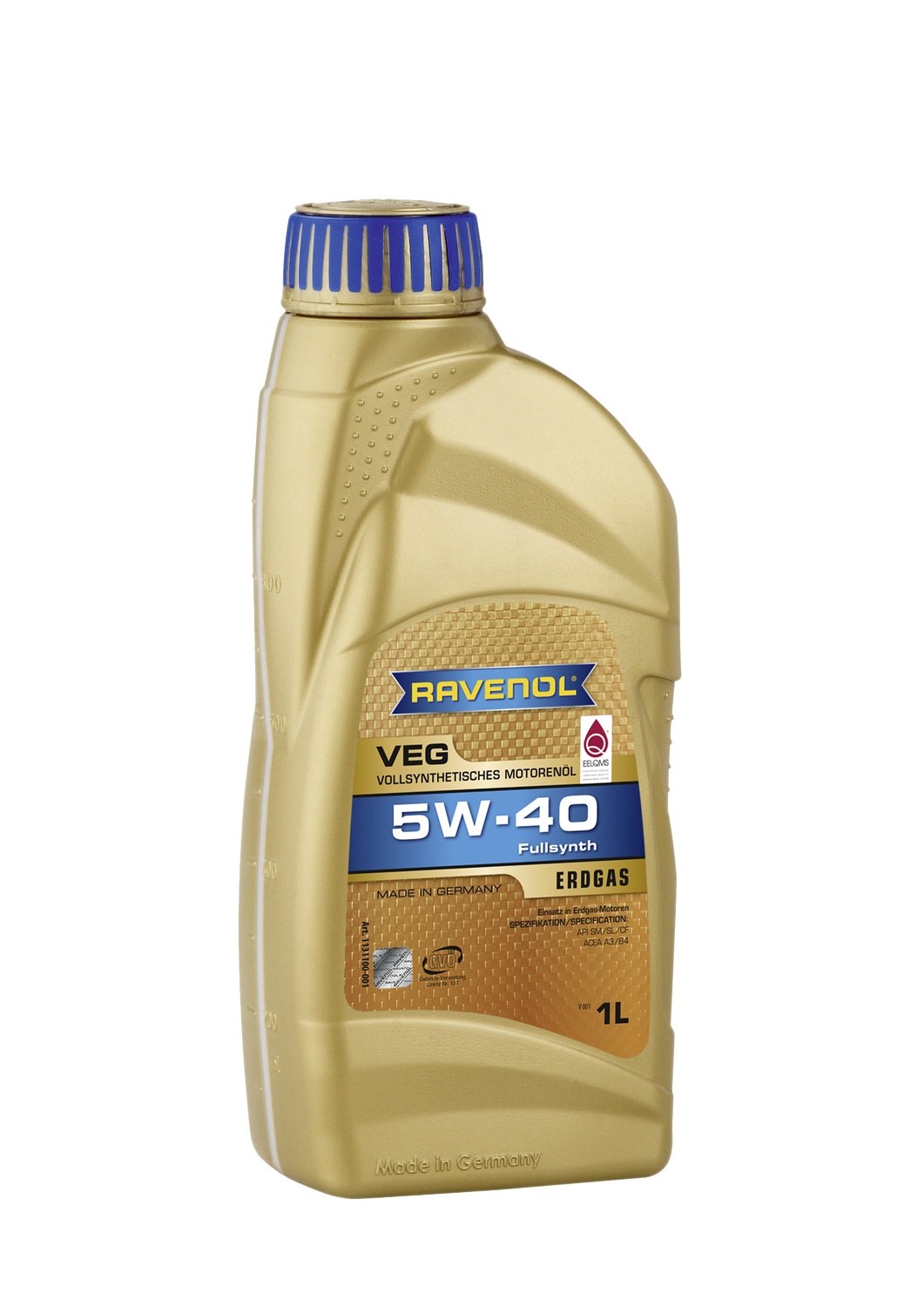Моторное масло ravenol VEG SAE 5w-40 (1л) - RAVENOL 4 014 835 848 313