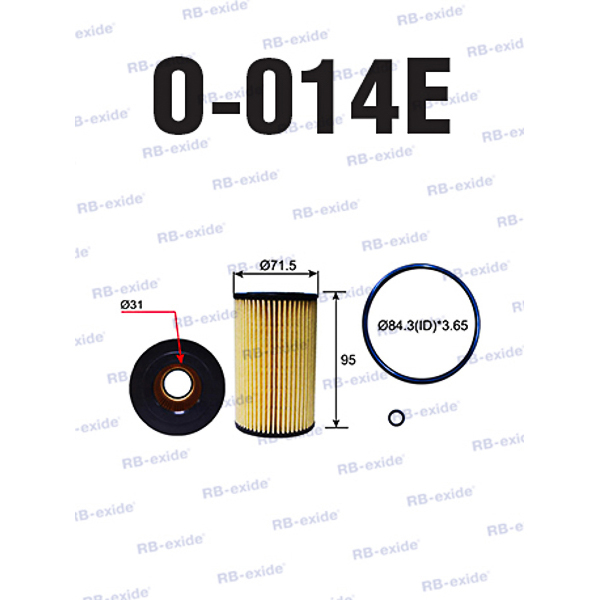 Фильтр масляный - Rb-exide O014E