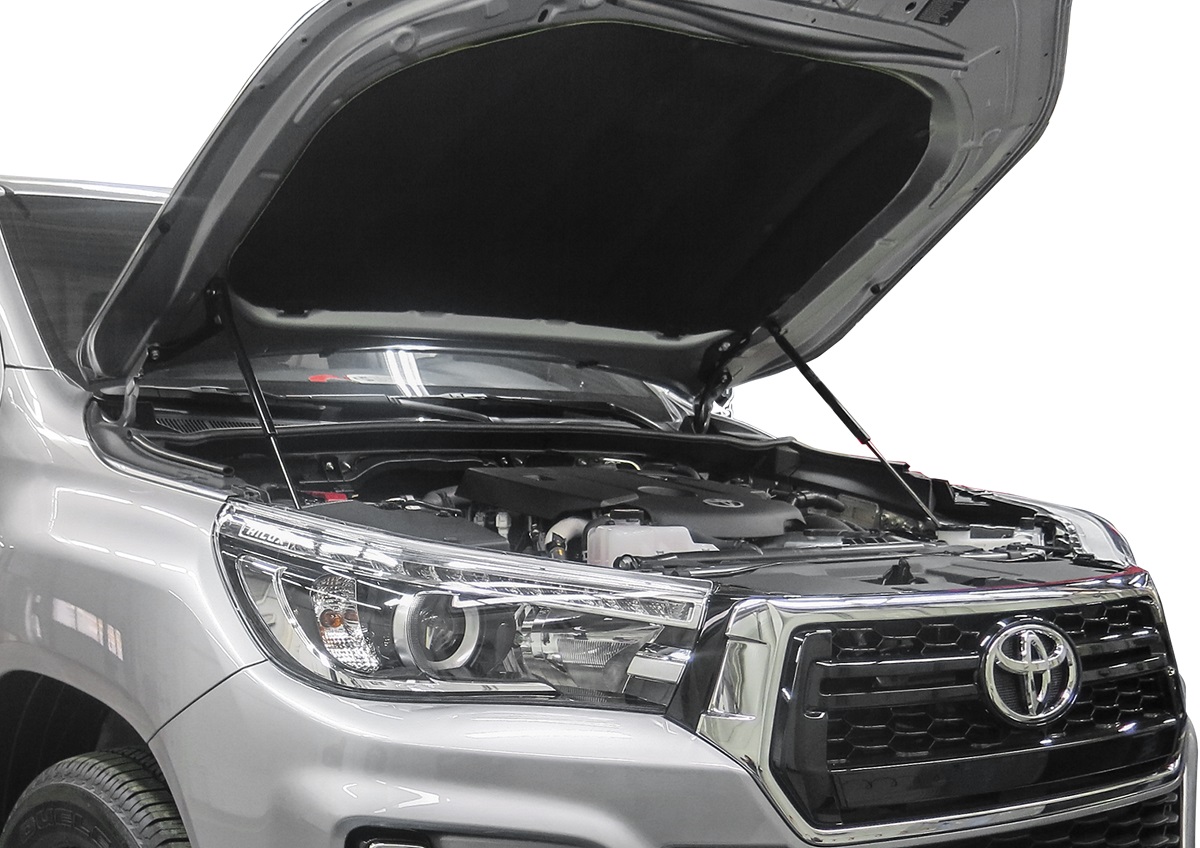 Амортизаторы капота (2 шт.) Toyota Fortuner/Hilux (2015-/2015-2018 2018-) - Автоупор UTOFOR011