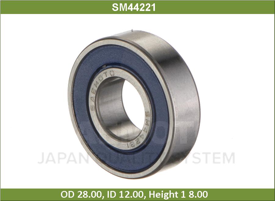 Подшипник универсальный 12*28*8 - SAEMOTO SM44221
