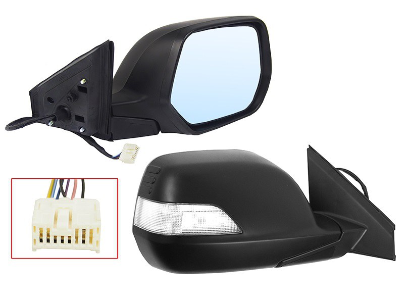 Зеркало honda CRV 07-12 LH регулировка, обогрев, поворот, 7конт - SAT ST-HD67-940-B2