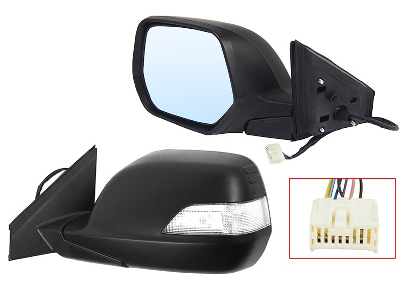Зеркало honda CRV 07-12 RH регулировка, обогрев, поворот, 7конт - SAT ST-HD67-940-B1
