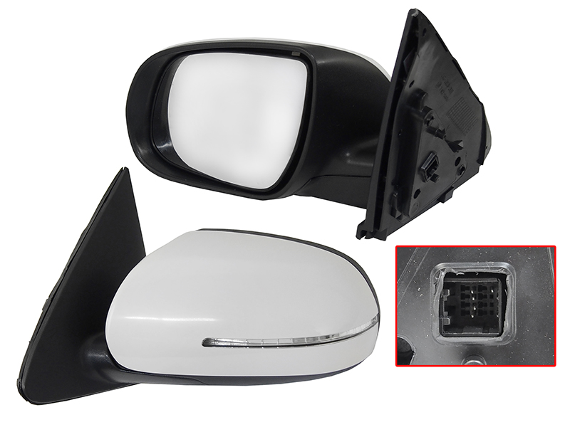 Зеркало KIA cerato/forte 11-13 LH поворот, 5 контактов - SAT STKA44940A2