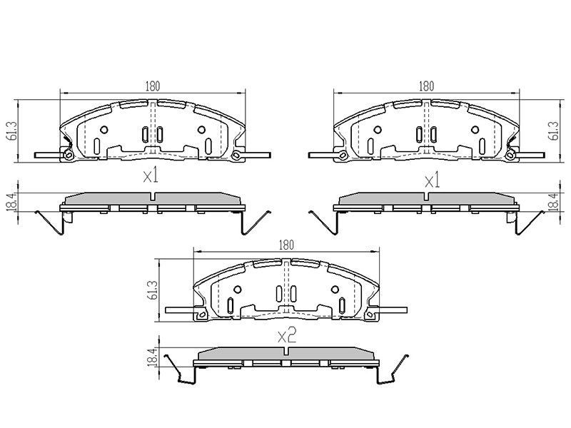 Колодки тормозные FR ford explorer 3,5 - SAT STDG1Z2001D
