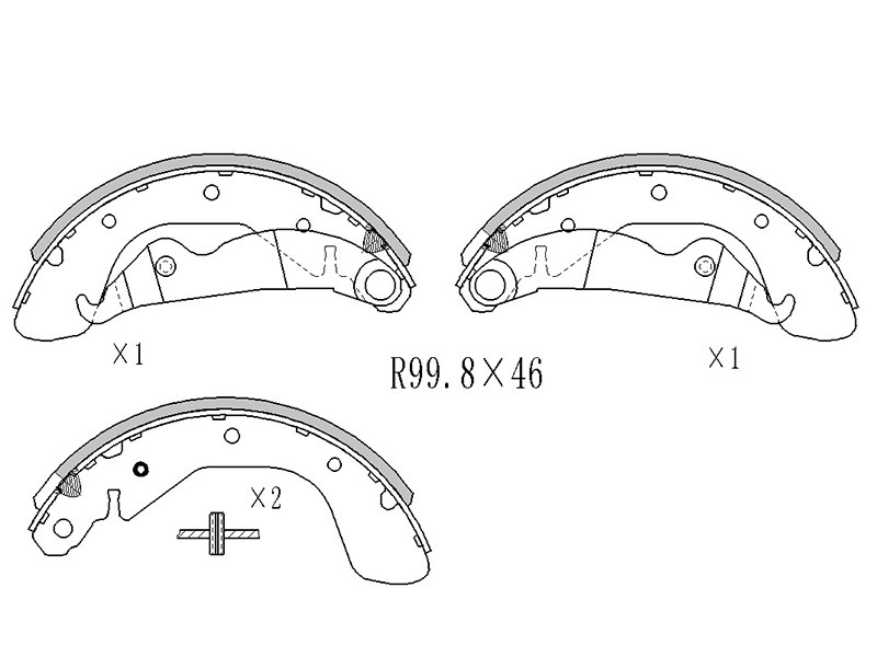 Колодки тормозные RR daewoo nexia 12- - SAT ST96226110