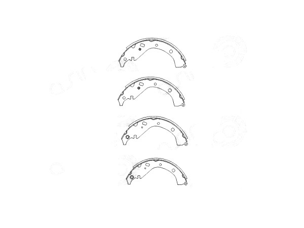 Колодки тормозные барабанные RR toyota opa,wish,spacio,probox,succeed 00- - SAT ST0449552030