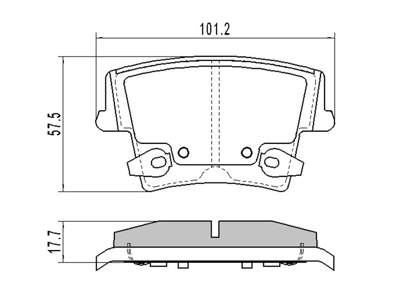 Колодки тормозные задние chrysler 300 c 04-/lancia thema LX 11- - SAT ST-05139191AA