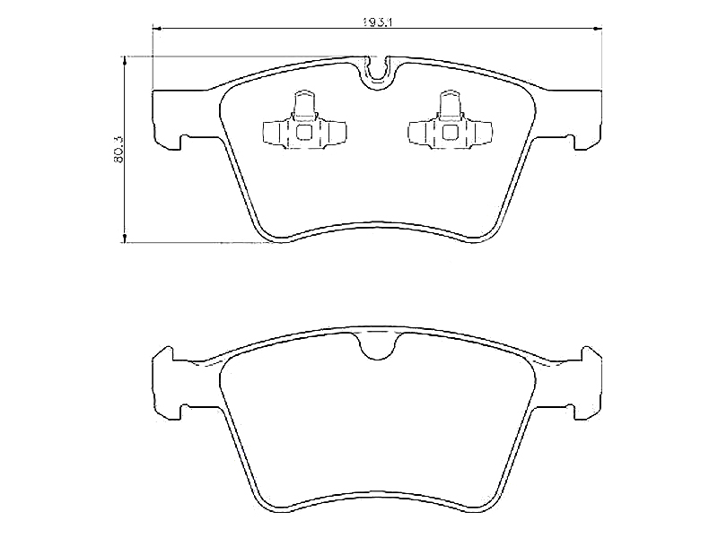 Колодки тормозные перед mercedes GL x164/ml w164 - SAT STA1644201320