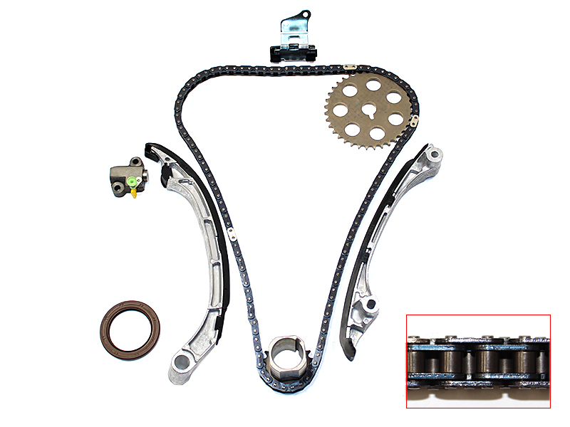 Комплект для замены цепи ГРМ 1trfe toyota dyna/toyoace/hiace/hilux 05- - SAT TK-TY350-E
