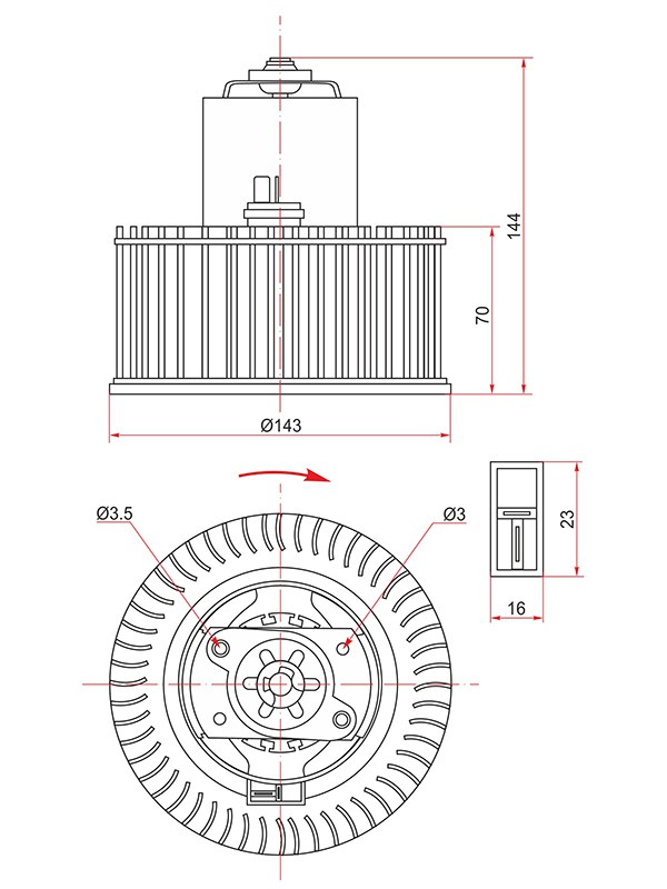 Мотор отопителя салона nissan almera N16 00-05/primera P12 02-07 (lhd) - SAT ST-27226-8M200