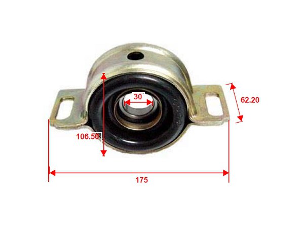Подвесная муфта кардана toyota hiace 04- - SAT ST-37230-29055