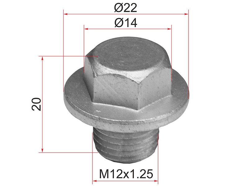 Пробка сливная toyota many - SAT ST9034112023