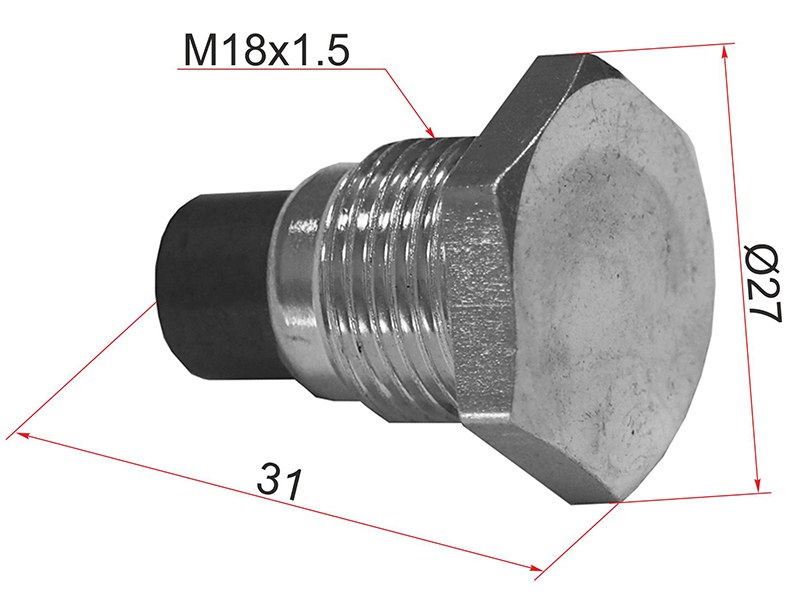 Пробка сливная toyota many - SAT ST9034118040