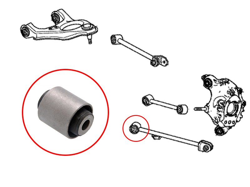сайлентблок задней продольной тяги honda accord 08-12/crosstour 10-/acura TSX 09-14/mazda 3 13- - SAT ST52370TL0E00B