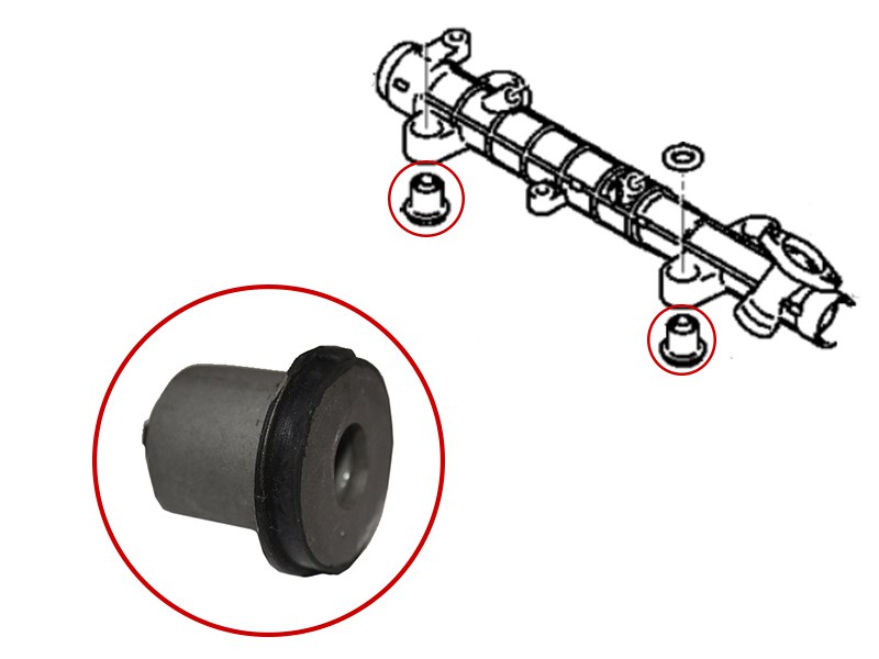 Сайлентблок рулевой рейки mitsubishi eclipse 06-11/galant 06-12 - SAT STMN101259B
