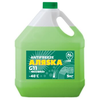 Антифриз Аляска -40с G11 зеленый Long Life 5кг (1/4) - Аляsка 5 086