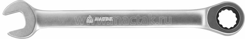 Ключ комбинированный с трещоткой 13 мм Мастак 021-30013h - Мастак 02130013H