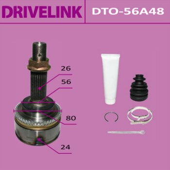 Шрус drivelink 24x56x26x48 (1/10) - Drivelink DTO-56A48