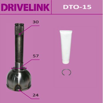 Шрус drivelink 24x59x30 (1/10) пыльник не требуется!!! - Drivelink DTO-15