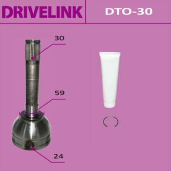 Шрус drivelink 24x59x30 (1/10) пыльник не требуется!!! - Drivelink DTO-30