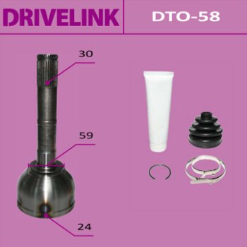 Шрус drivelink 24x59x30 (1/10) пыльник не требуется!!! - Drivelink DTO-58