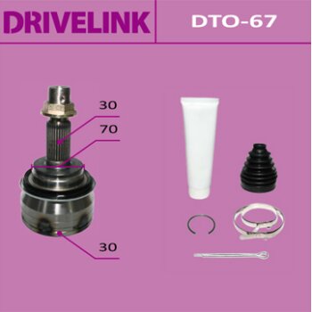 Шрус drivelink 30x70x30 (1/10) - Drivelink DTO-67