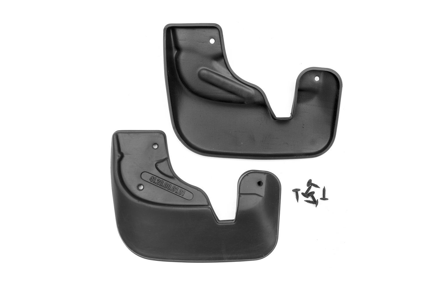 Брызговики передние renault Sandero Stepway, 2010-2014 2 шт.(optimum) в пакете / Рено Сандеро - Frosch NLF.41.28.F11