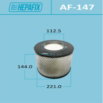 Воздушный фильтр a-147 hepafix (1/16) - Hepafix AF-147