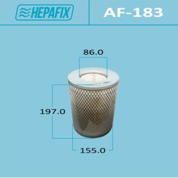 Воздушный фильтр a-183 hepafix (1/18) - Hepafix AF-183