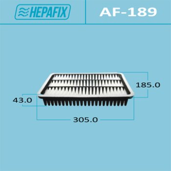 Воздушный фильтр a-189 hepafix (1/40) - Hepafix AF-189