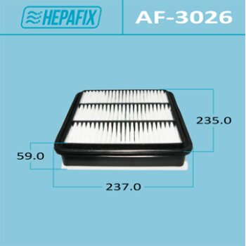 Воздушный фильтр a-3026 hepafix (1/40) - Hepafix AF-3026