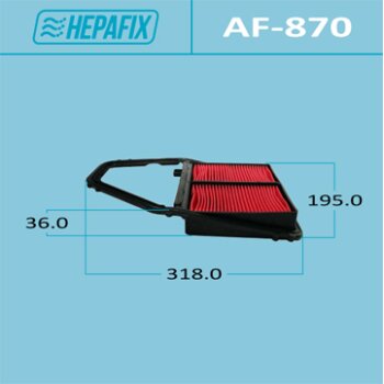 Воздушный фильтр a-870 hepafix (1/50) - Hepafix AF-870