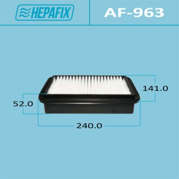 Воздушный фильтр a-963 hepafix (1/60) - Hepafix AF-963