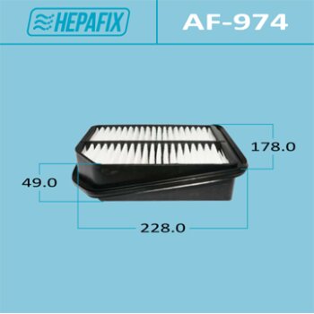 Воздушный фильтр a-974 hepafix (1/40) - Hepafix AF-974