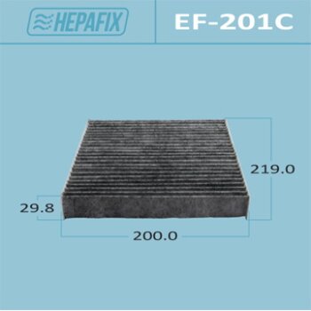 Салонный фильтр ac-201 hepafix угольный (1/60) - Hepafix EF-201C