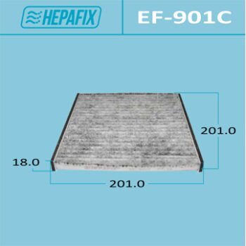 Салонный фильтр ac-901 hepafix угольный (1/66) - Hepafix EF-901C