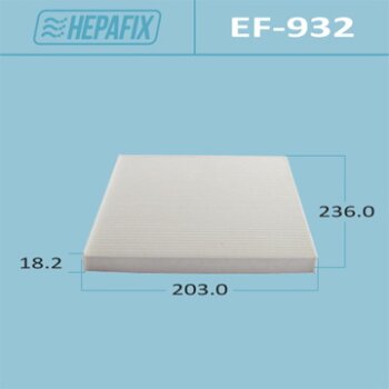 Салонный фильтр ac-932 hepafix (1/100) - Hepafix EF-932