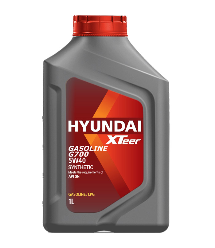 ГСМ Масло Hyundai/Kia XTeer Gasoline g700 5w40 SN (1л.) синт. - HYUNDAI XTeer 1011136