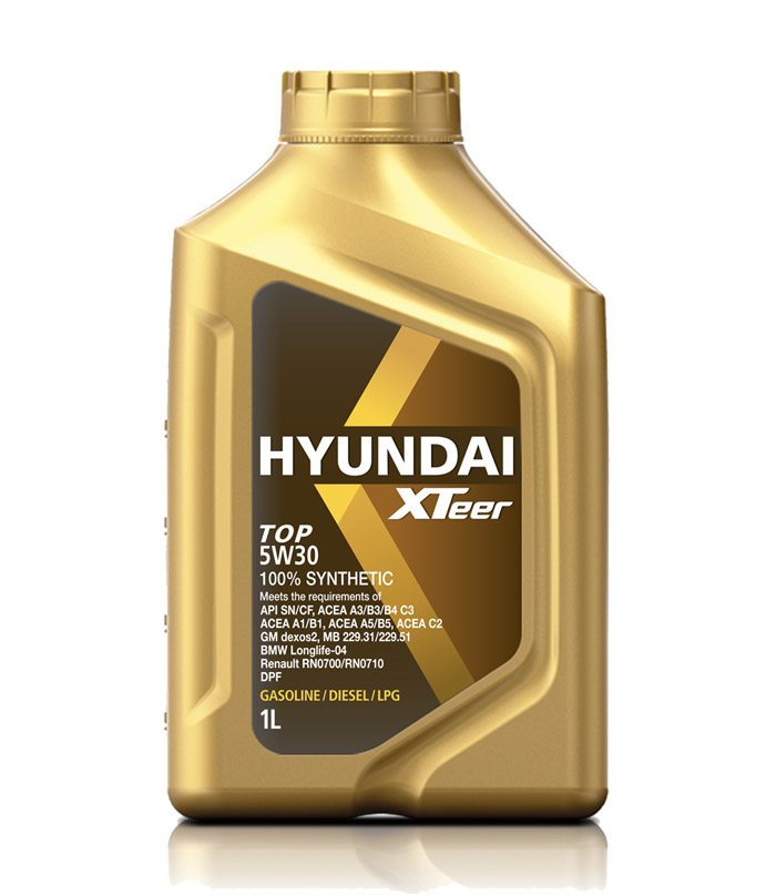 Масло моторное hyundai XTeer TOP 5w30 - 1 литр - HYUNDAI XTeer 1011004