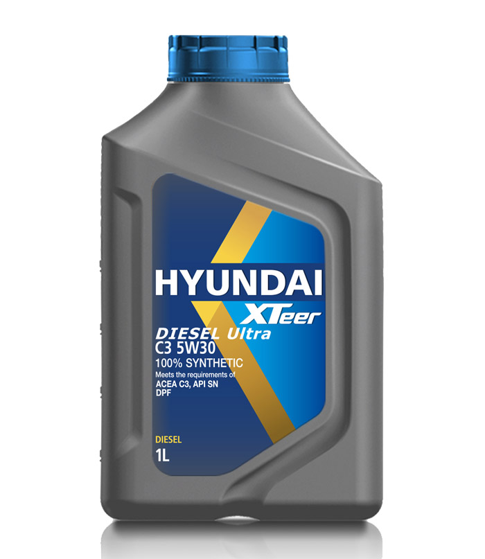 Масло моторное hyundai XTeer Diesel Ultra C3 5w30 - 1 литр - HYUNDAI XTeer 1011224