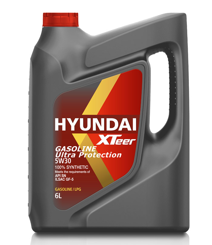 Масло моторное hyundai XTeer Gasoline Ultra Protection 5w30 - 6 литров - HYUNDAI XTeer 1061011