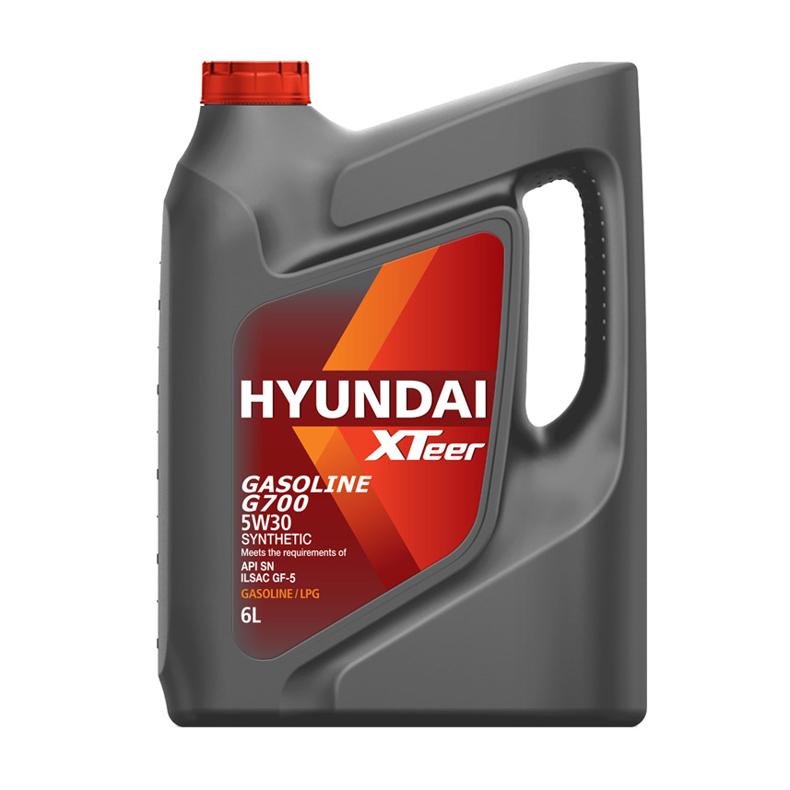Масло моторное hyundai XTeer Gasoline g700 5w30 - 6 литров - HYUNDAI XTeer 1061135