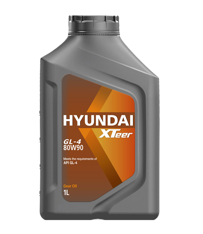 Масло трансмиссионное hyundai Xteer Gear Oil-4 80w90 gl-4 - 1 литр - HYUNDAI XTeer 1011018